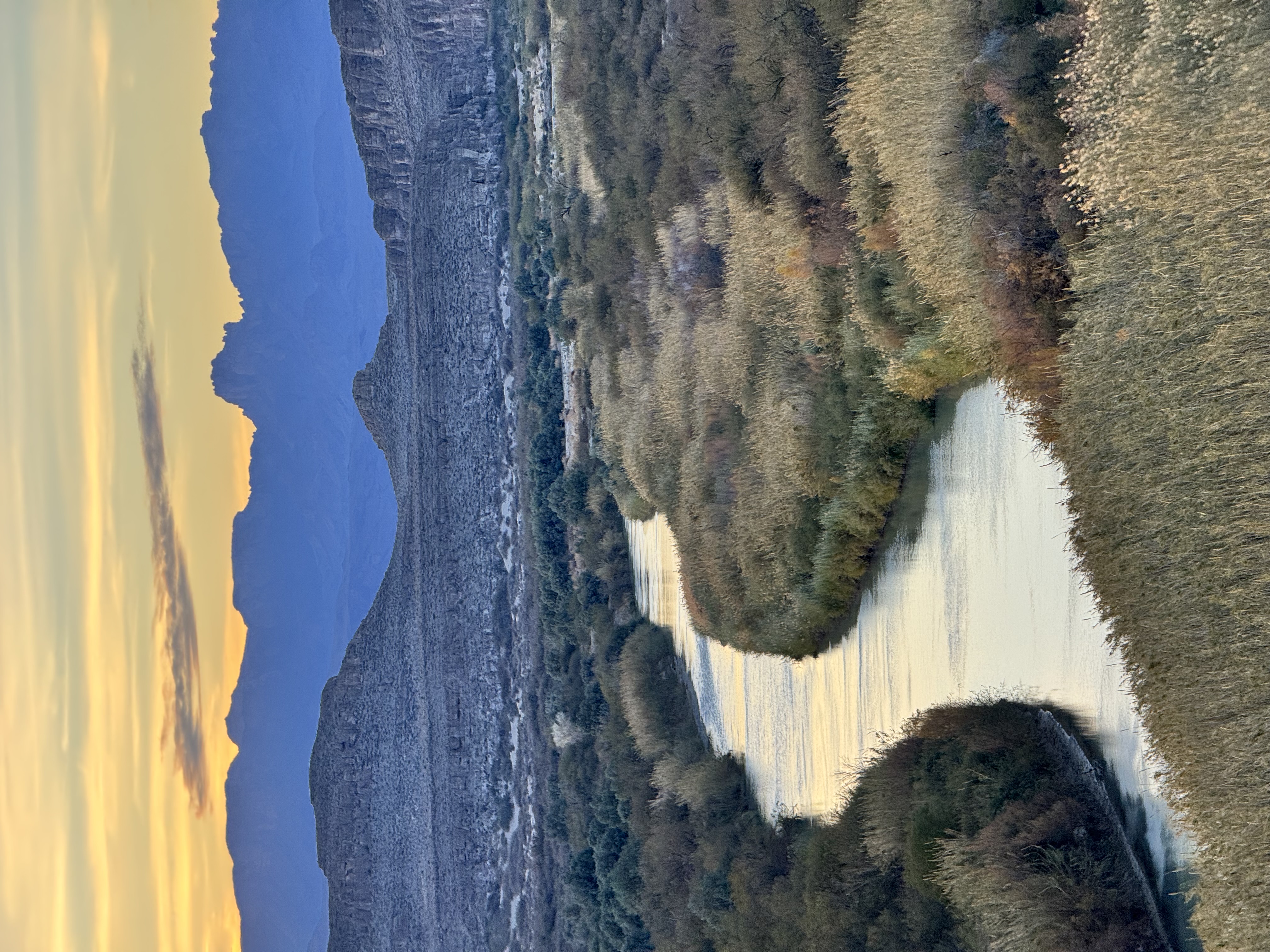 Last light at Rio Grande Village