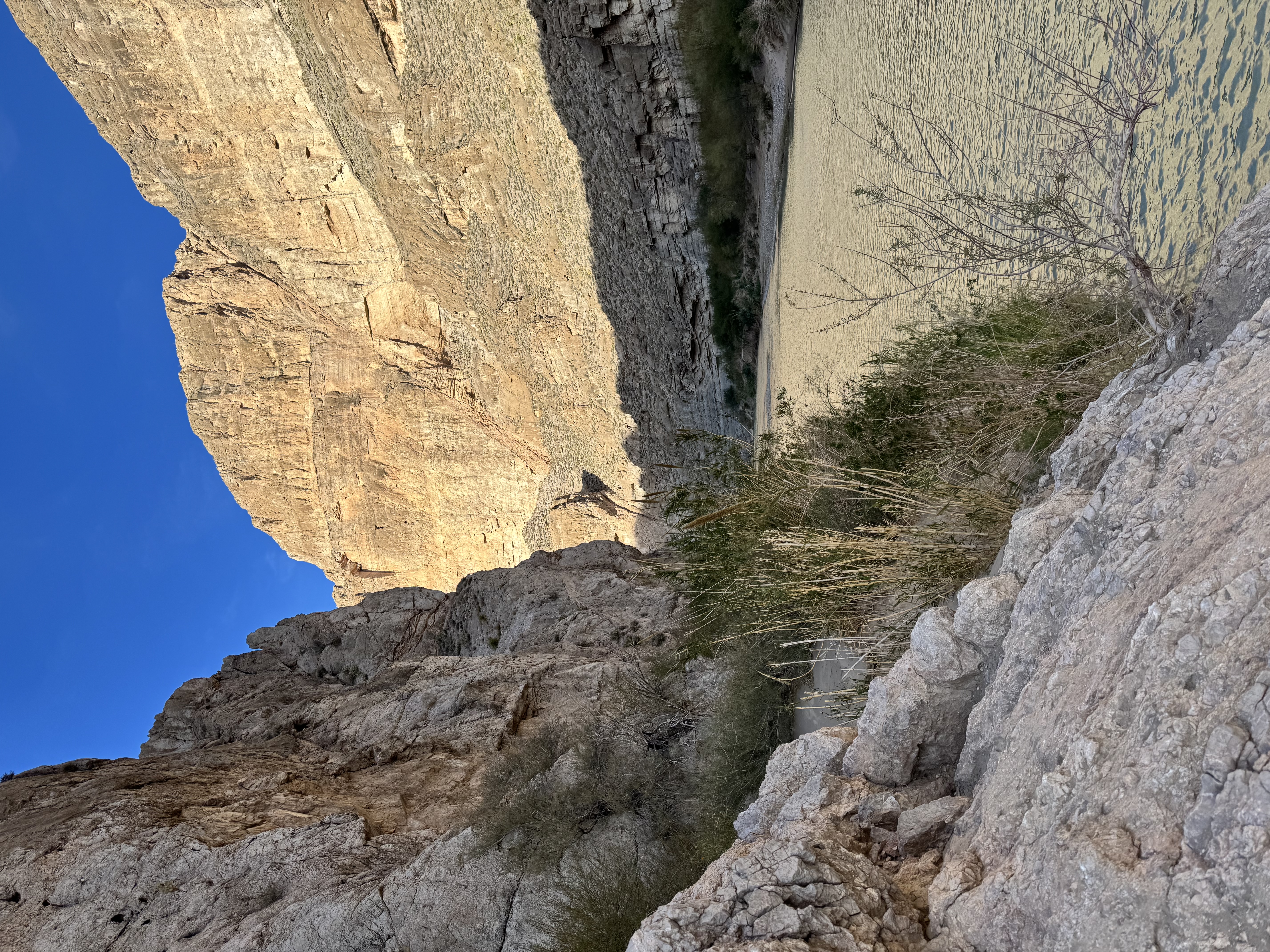 Boquillas Canyon Trail along the Rio Grande