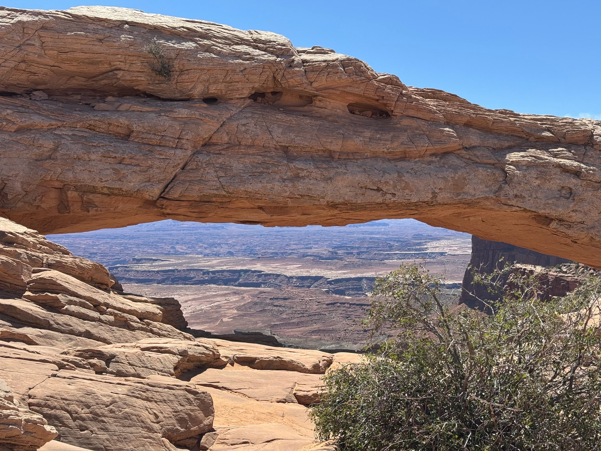 Mesa Arch (not at sunrise!)