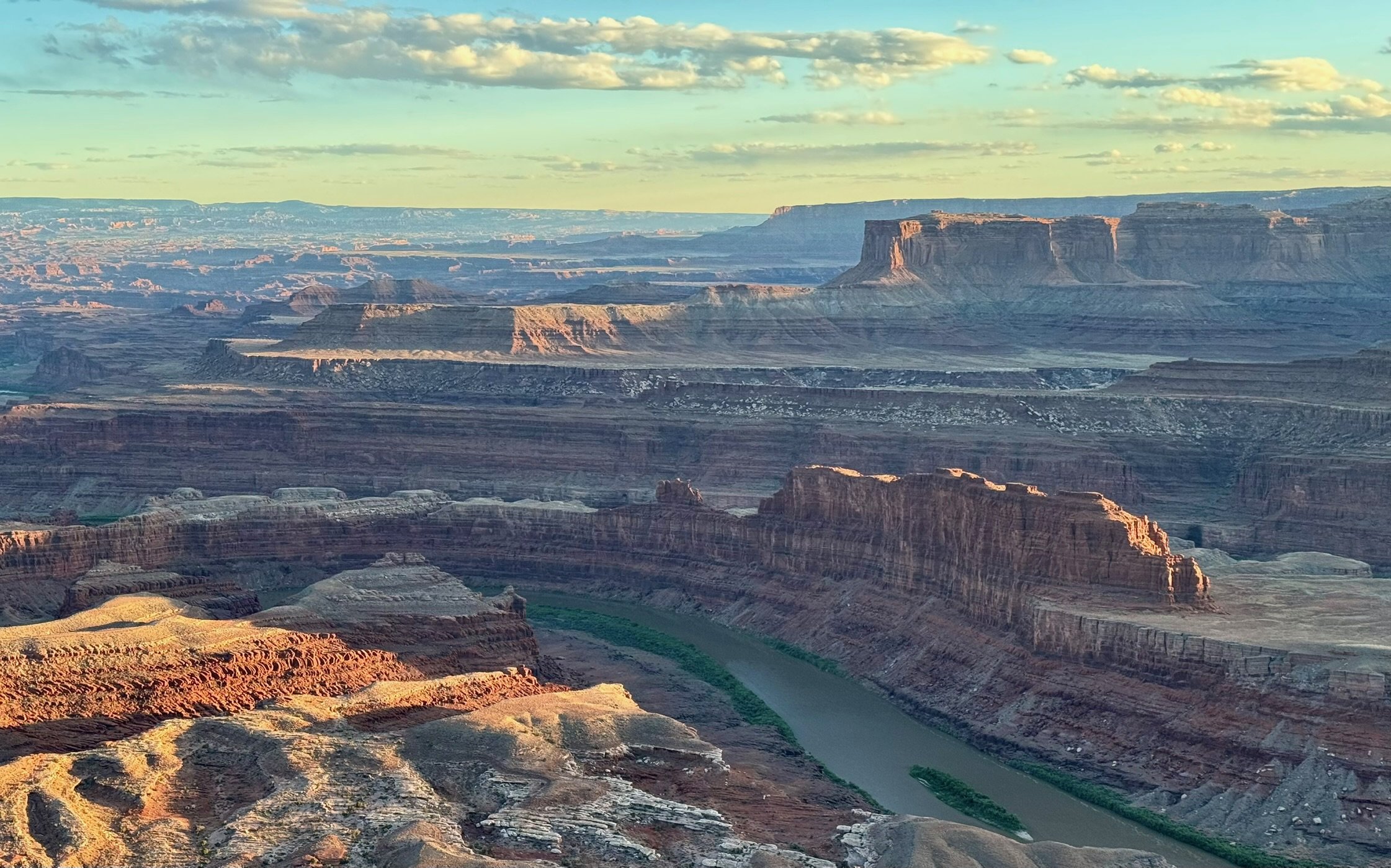 Golden sunset at Dead Horse Point