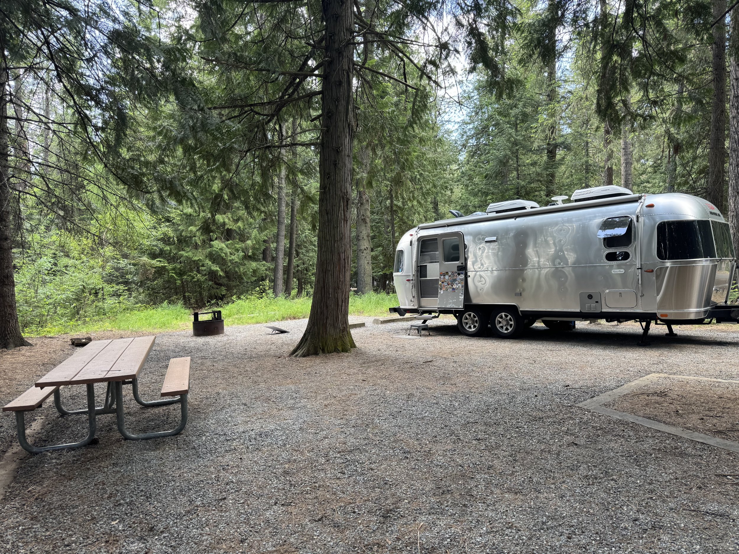 Riley Creek campground on the Pend Oreille River