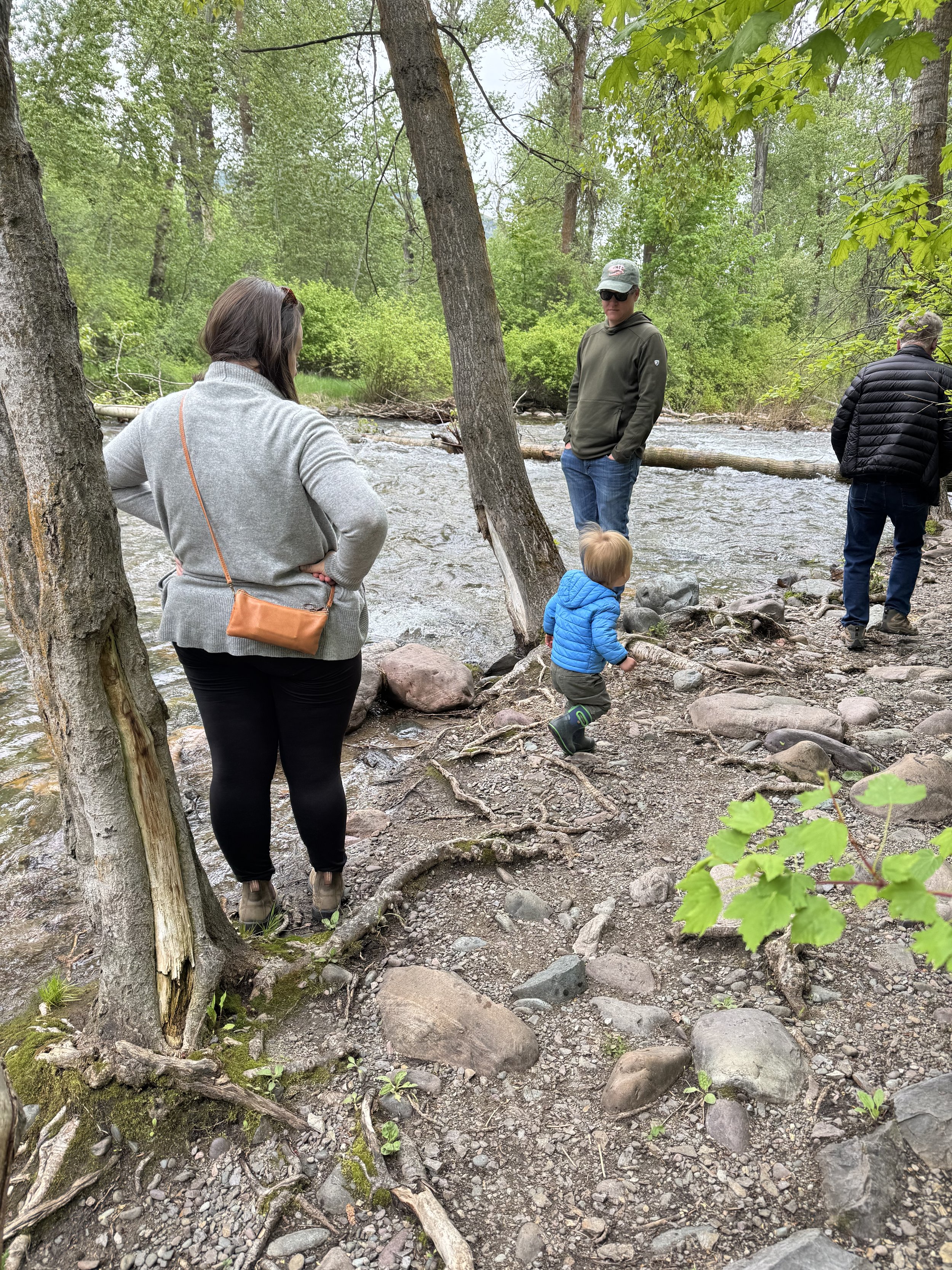 Playing at Missoula neighborhood park