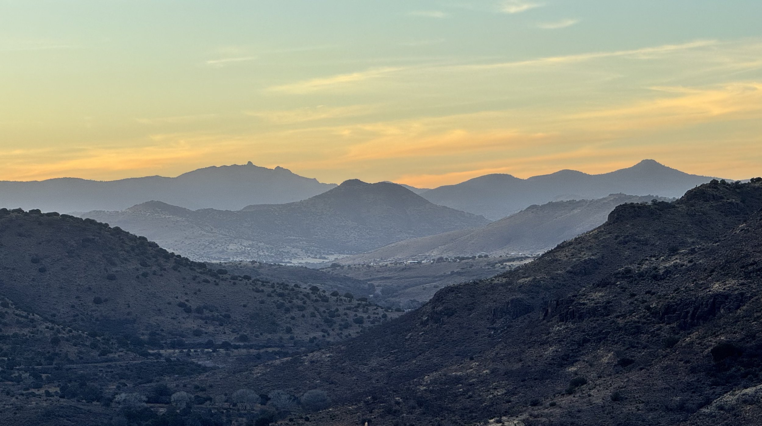 Sunset in the Davis Mountains